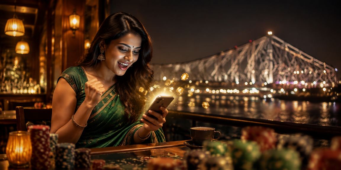 An Indian player enjoying mobile betting at 131029 platform